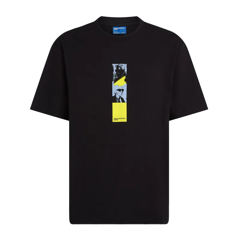 T-shirt με artwork Karl Lagerfeld