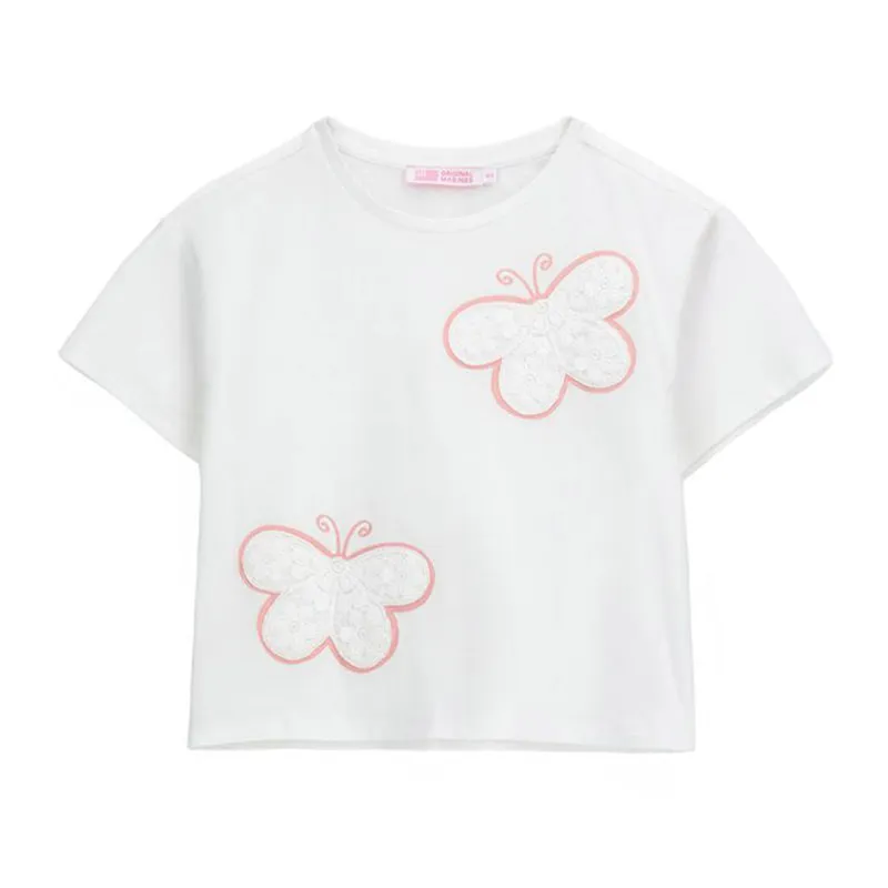 T-shirt with butterflies