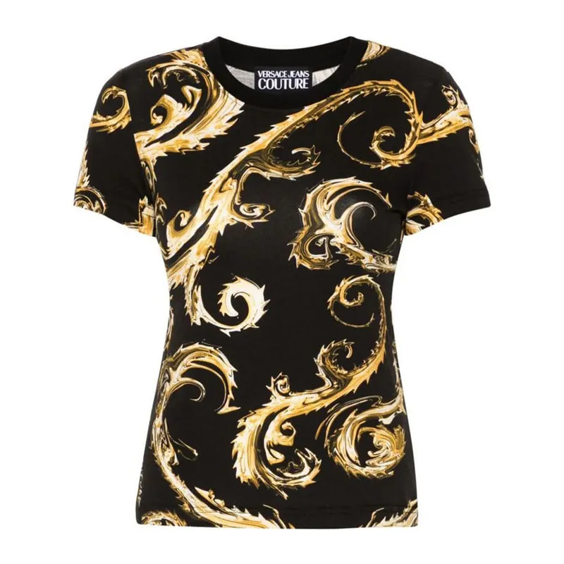 T-Shirt with Chrome print