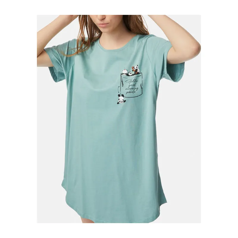 T-shirt dress short sleeve nightgown