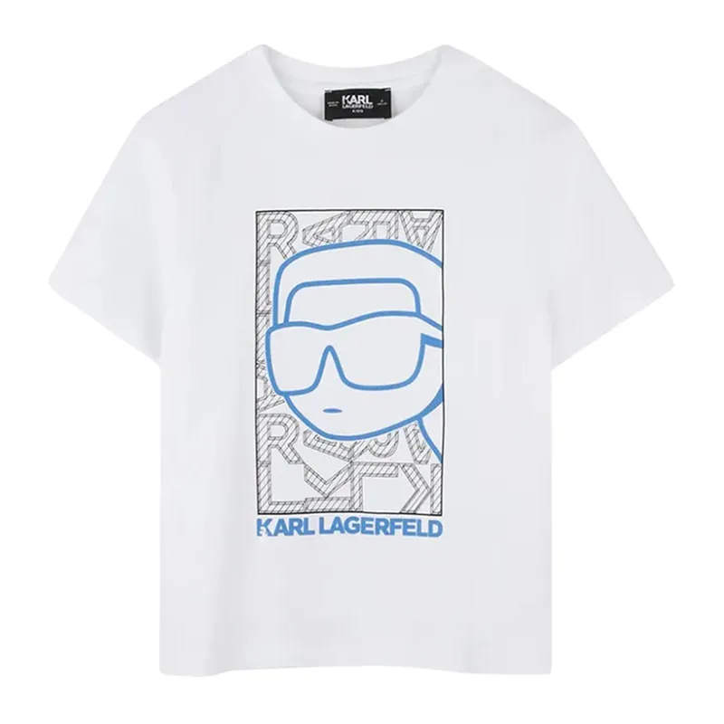 T-shirt with Iconic Karl Lagerfeld logo