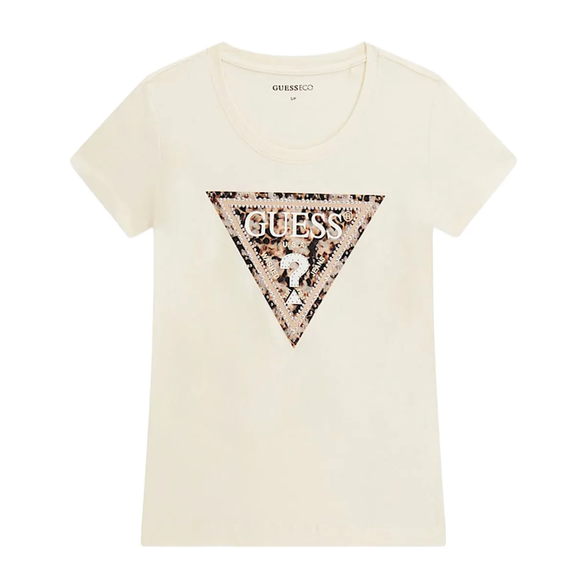 T-shirt with leopard logo