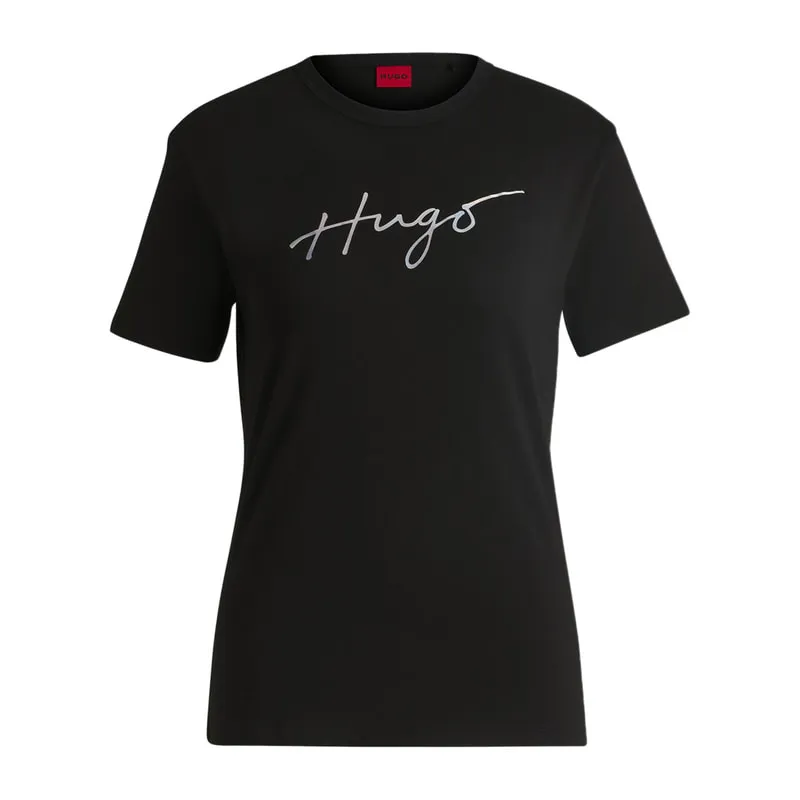 T-shirt με υπογραφή λογότυπο