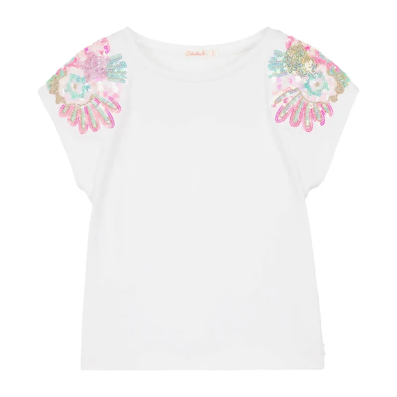 T-shirt with sequins