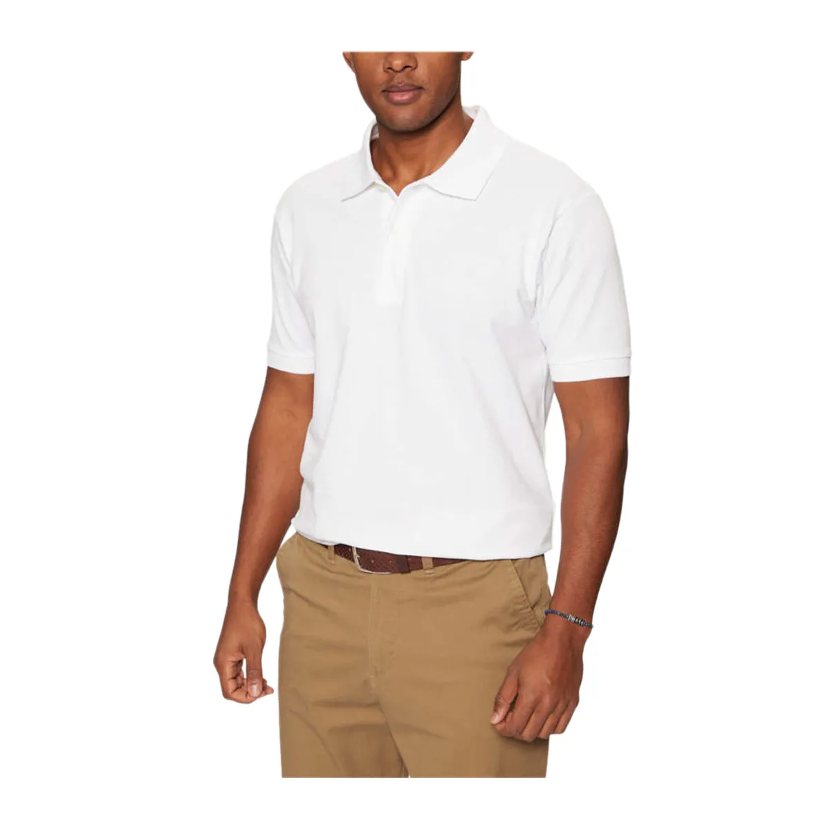 Polo t-shirt with embroidered logo
