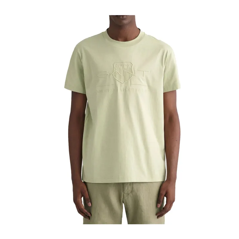 T-shirt with embroidered logo