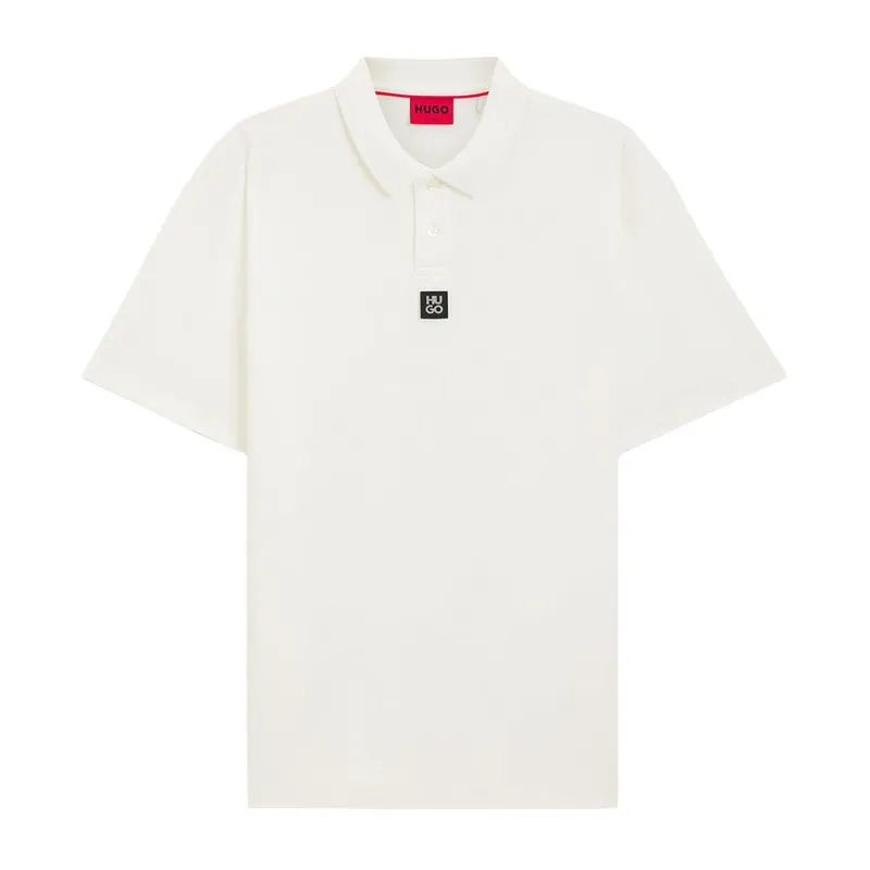 T-shirt πόλο με μεταλλικό λογότυπο