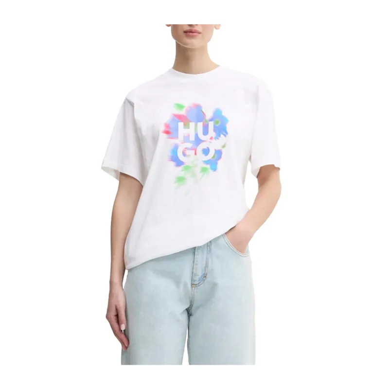 T-shirt με σχέδιο και λογότυπο