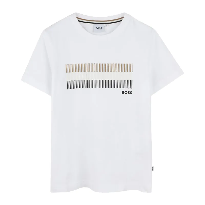 T-shirt with print and logo