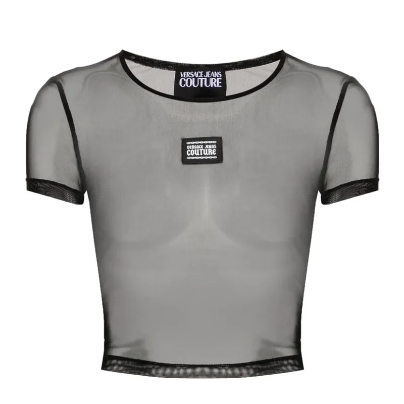 Piece logo mesh T-shirt