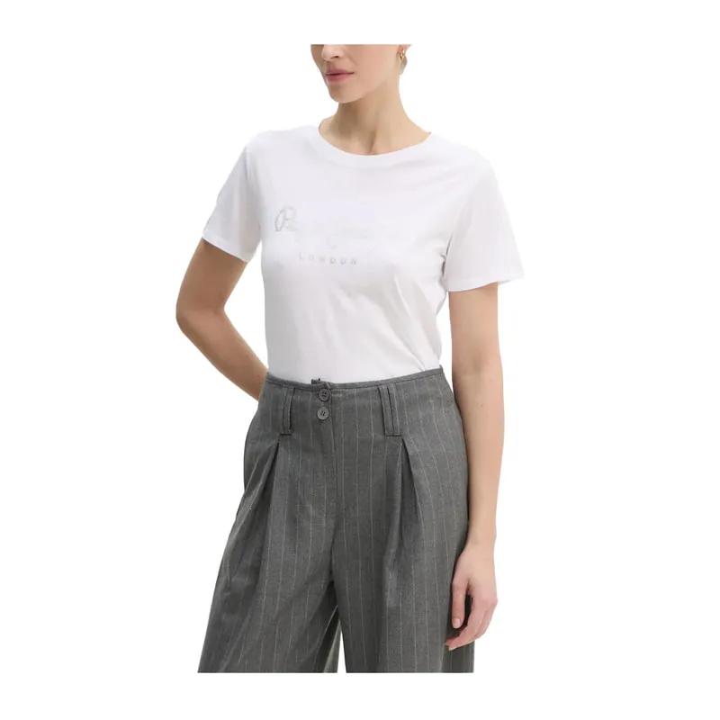 T-shirt με σχέδιο και λογότυπο