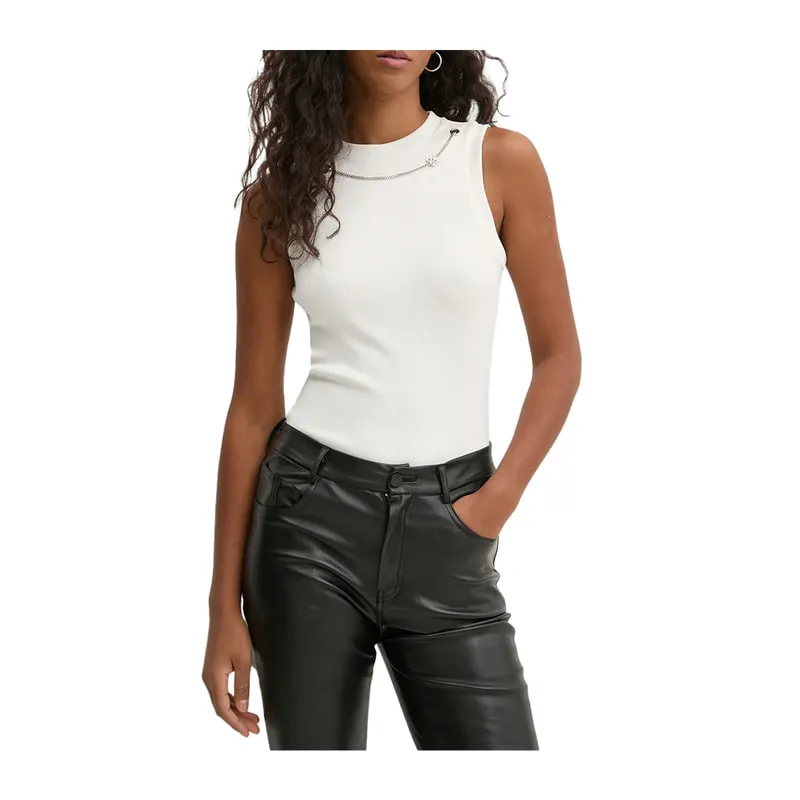 Tank top με αποσπώμενη αλυσίδα λογότυπου