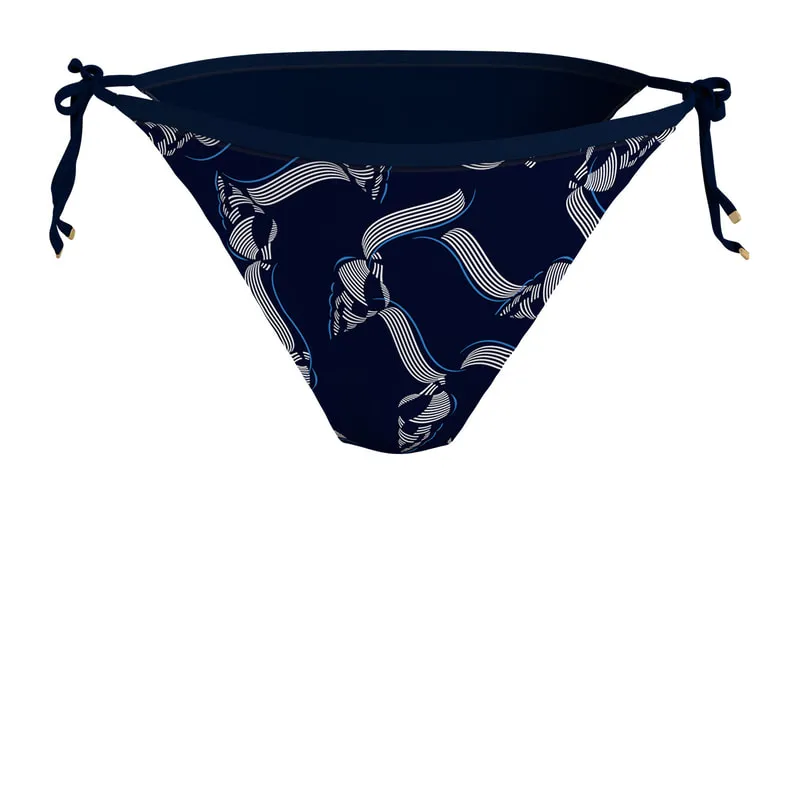TH Essential print side tie bikini bottoms