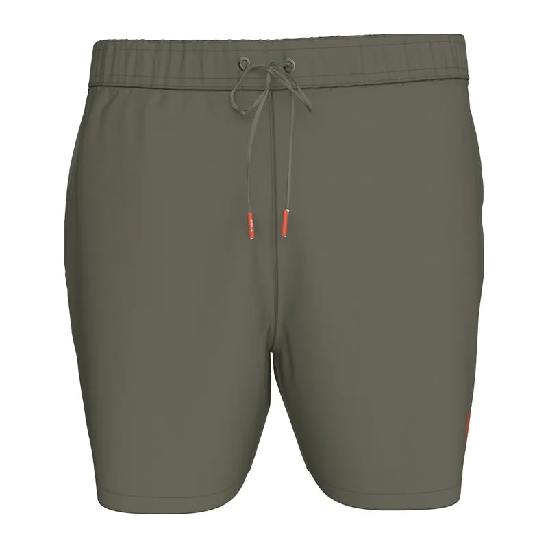 TH Monogram mid length swim trunks