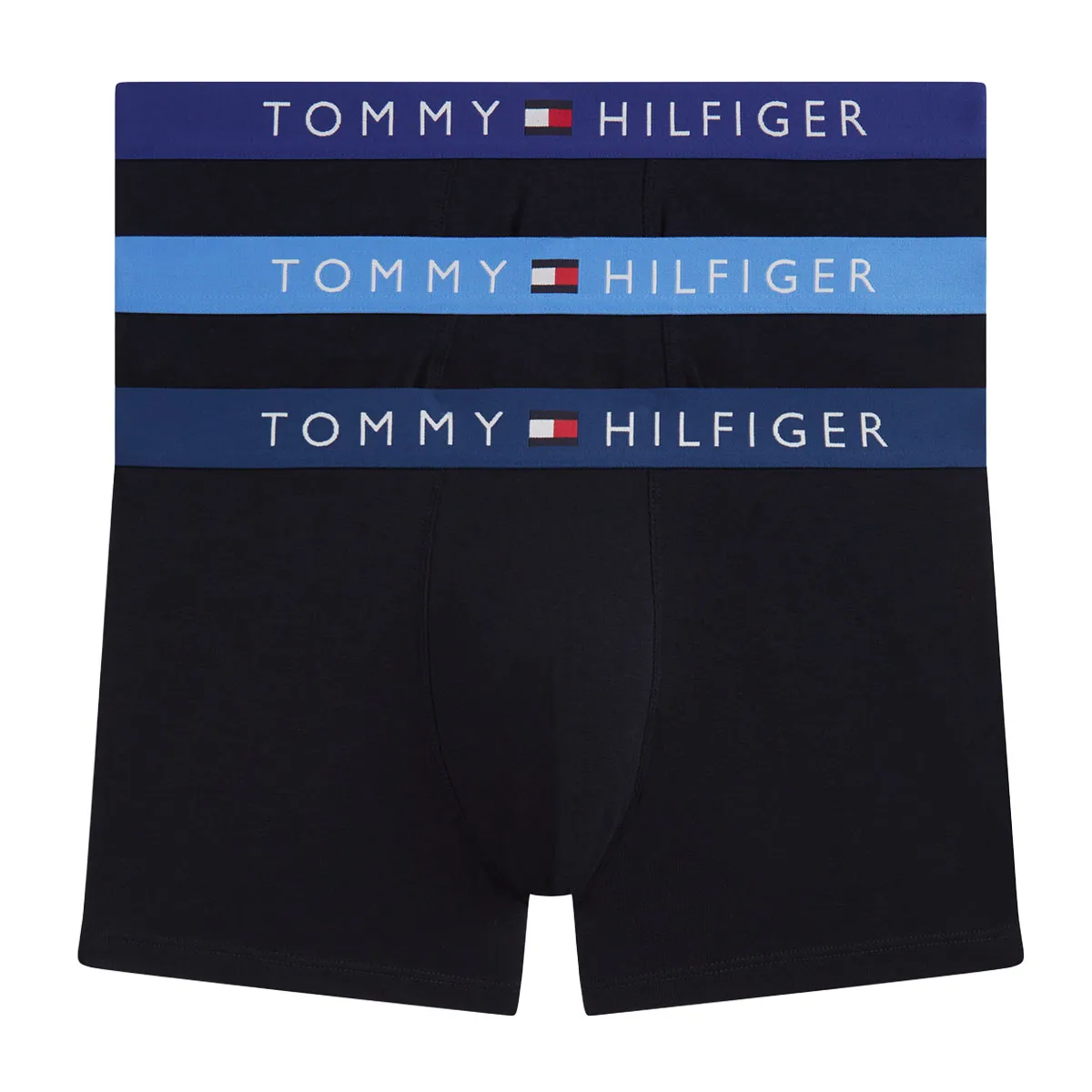 Original logo waistband trunks 3 pack