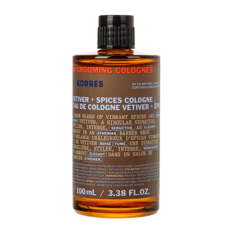 Αthenian Grooming Vetiver & Spices Eau de Cologne