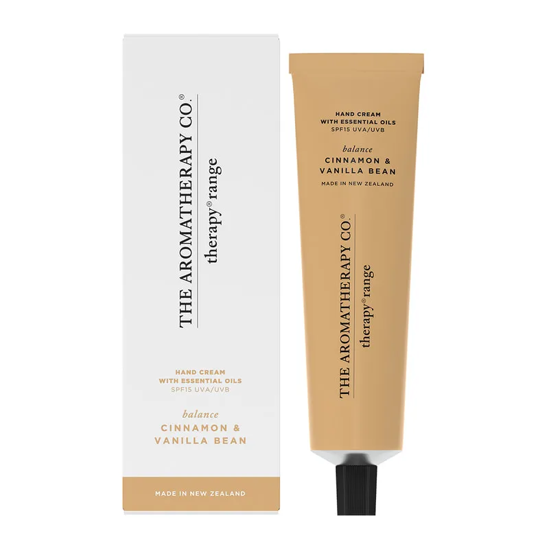 Therapy Balance Cinnamon &Vanilla Bean Hand Cream