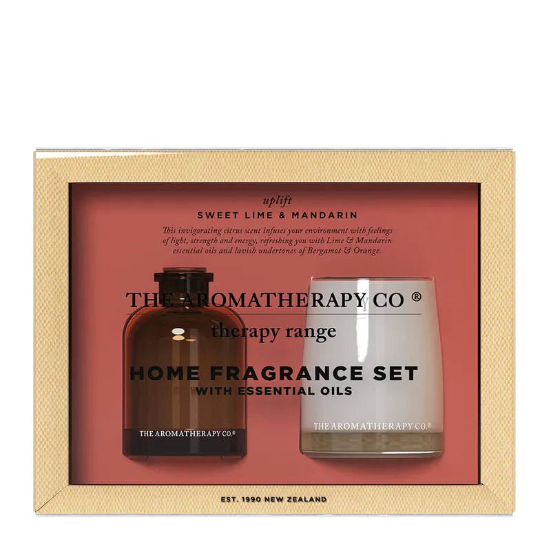 Therapy Lime & Mandarin Diffuser & Candle Set