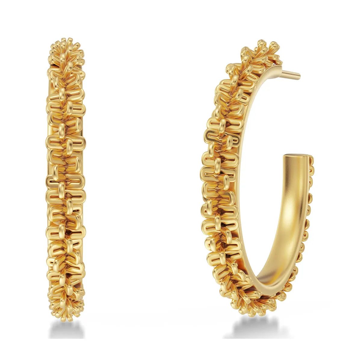 Women's Tinsel Creoles earrings