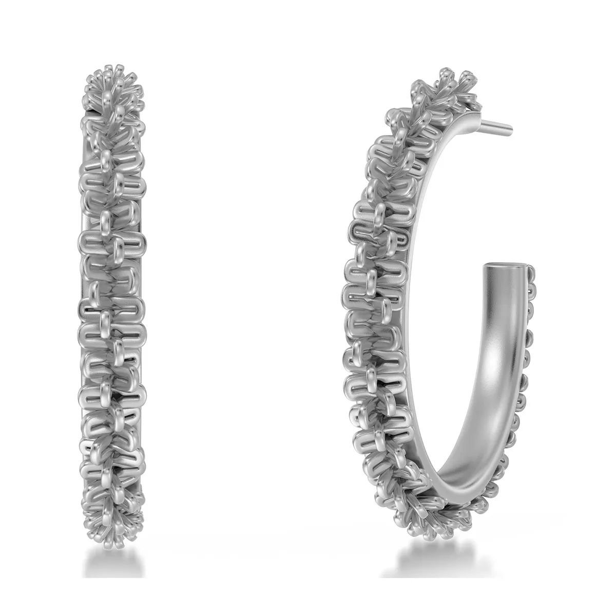 Women's Tinsel Creoles earrings