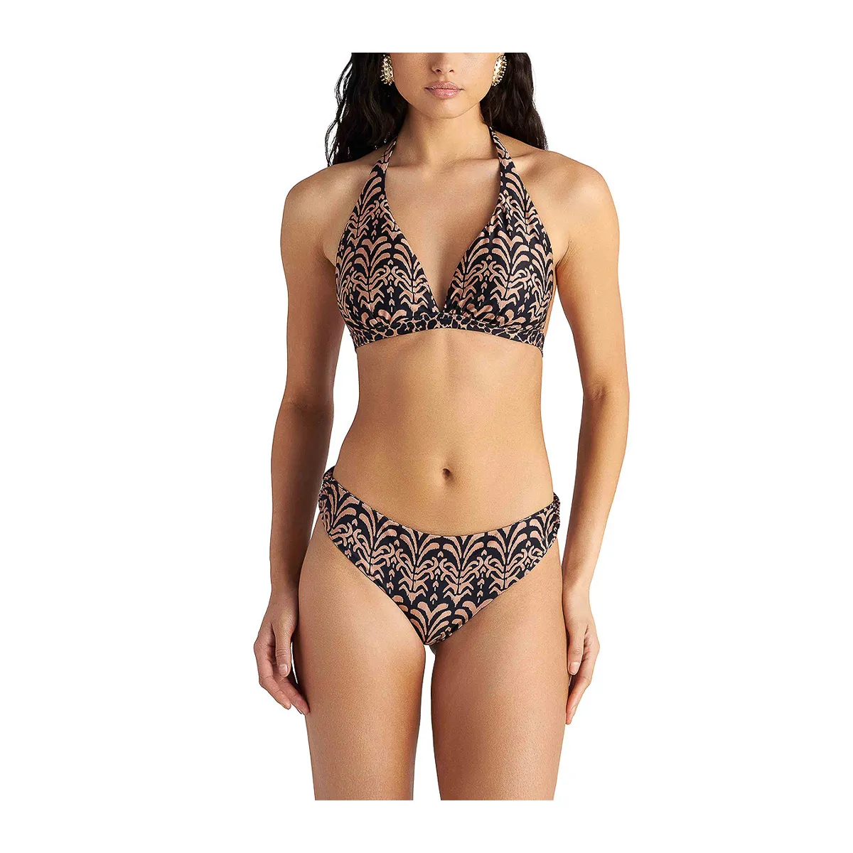 Toffee leo double face printed bikini bottoms