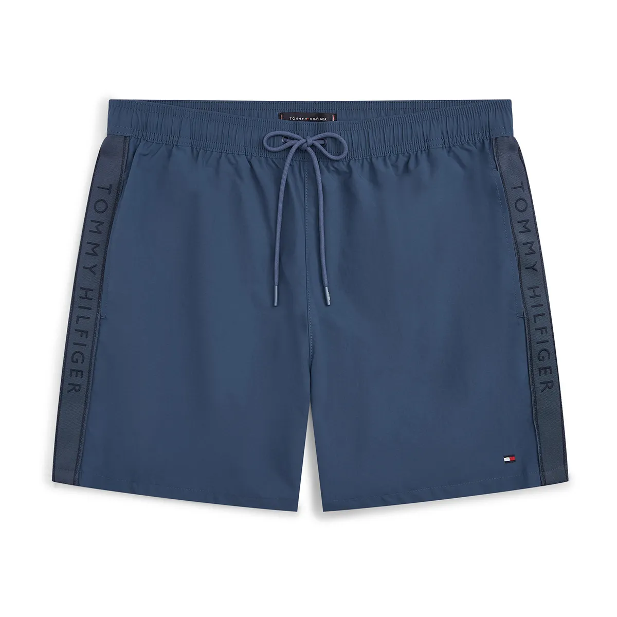 Tonal logo mid length swim shorts