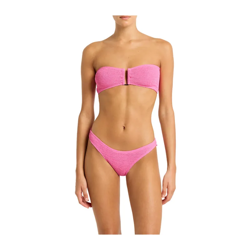 Blake Bandeau Bikini Top Candy Pink Recycled