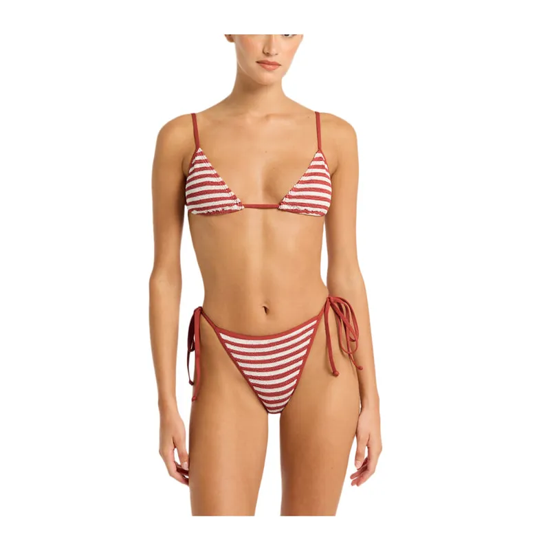 Μπικίνι top Luana Triangle Rooibos Stripe