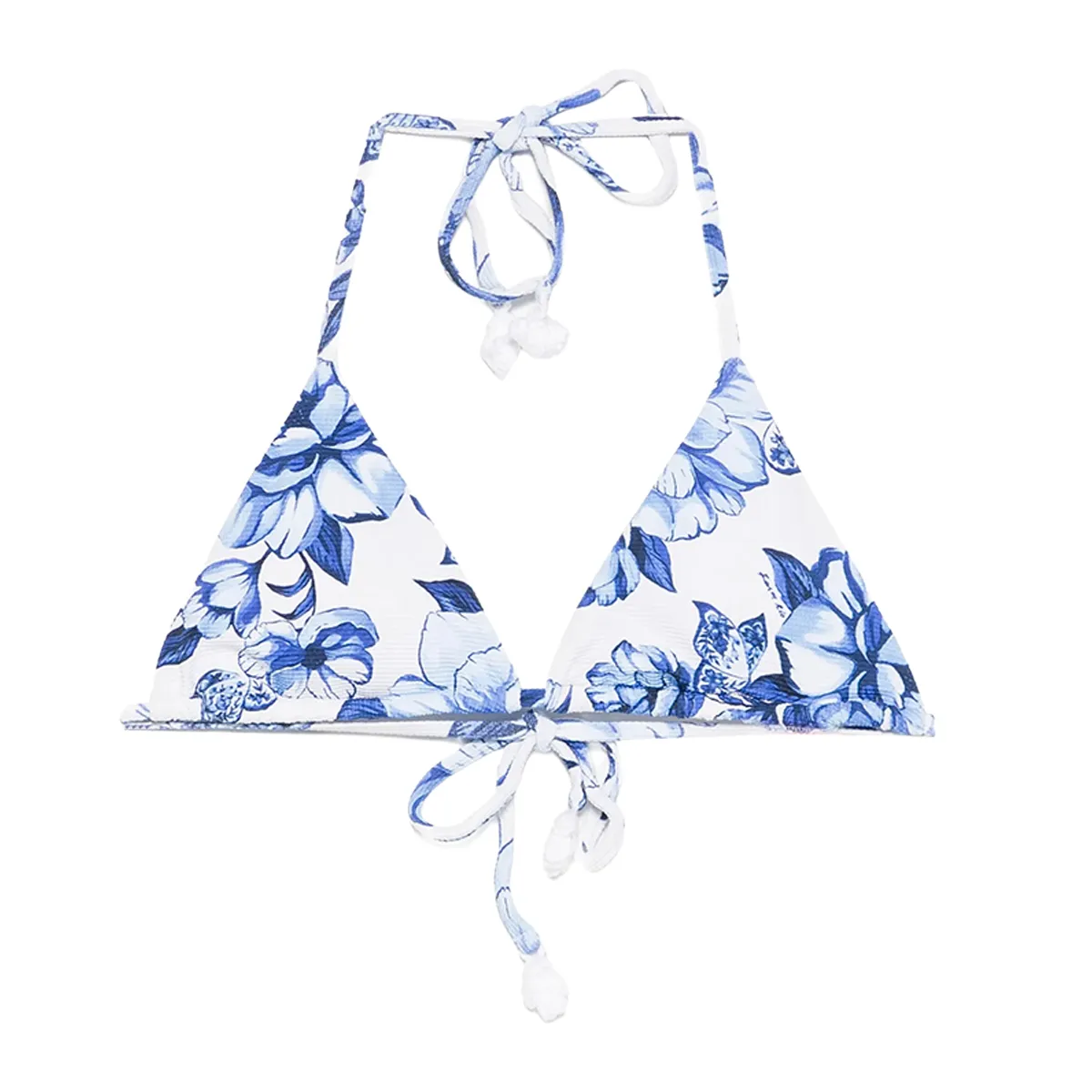 Women's triangle bikini top Porcelain Chita