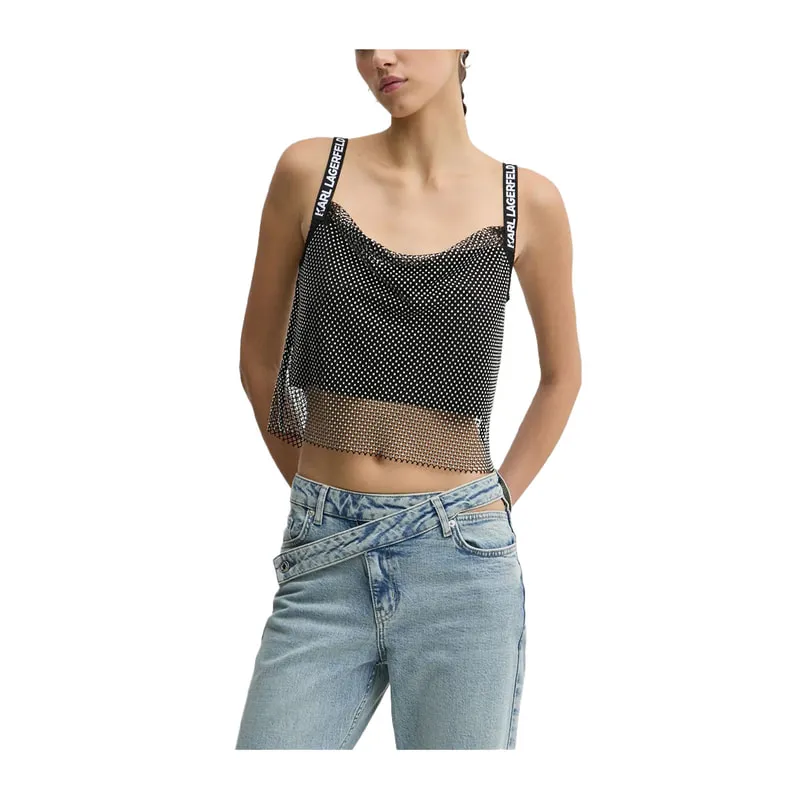 Knit top with appliqu?