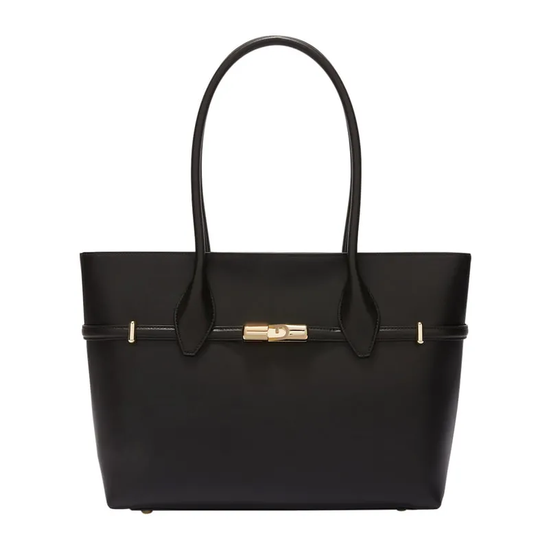 Womens leather tote bag