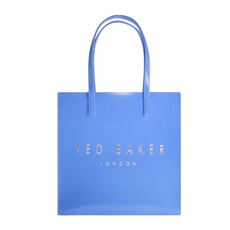 Big tote bag with a crinkled texture