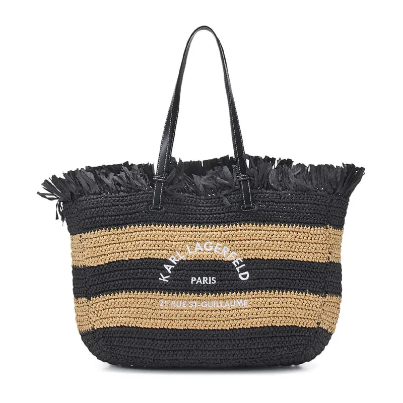 Womens straw tote bag