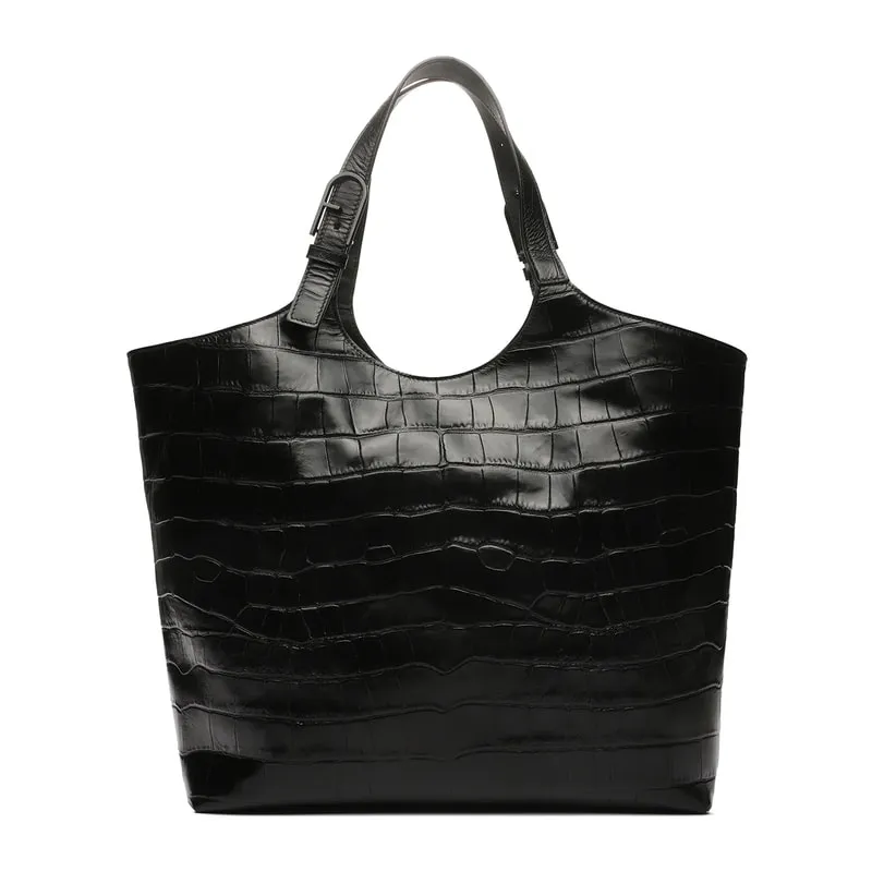 Womens leather tote bag