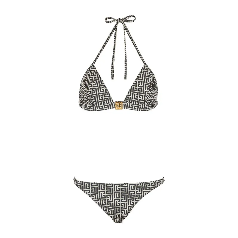 Labyrinth triangle & bottoms bikini