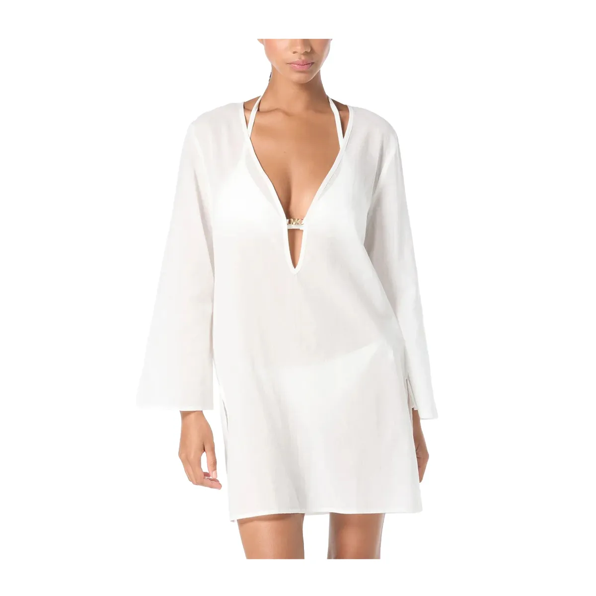 Trim beach dress