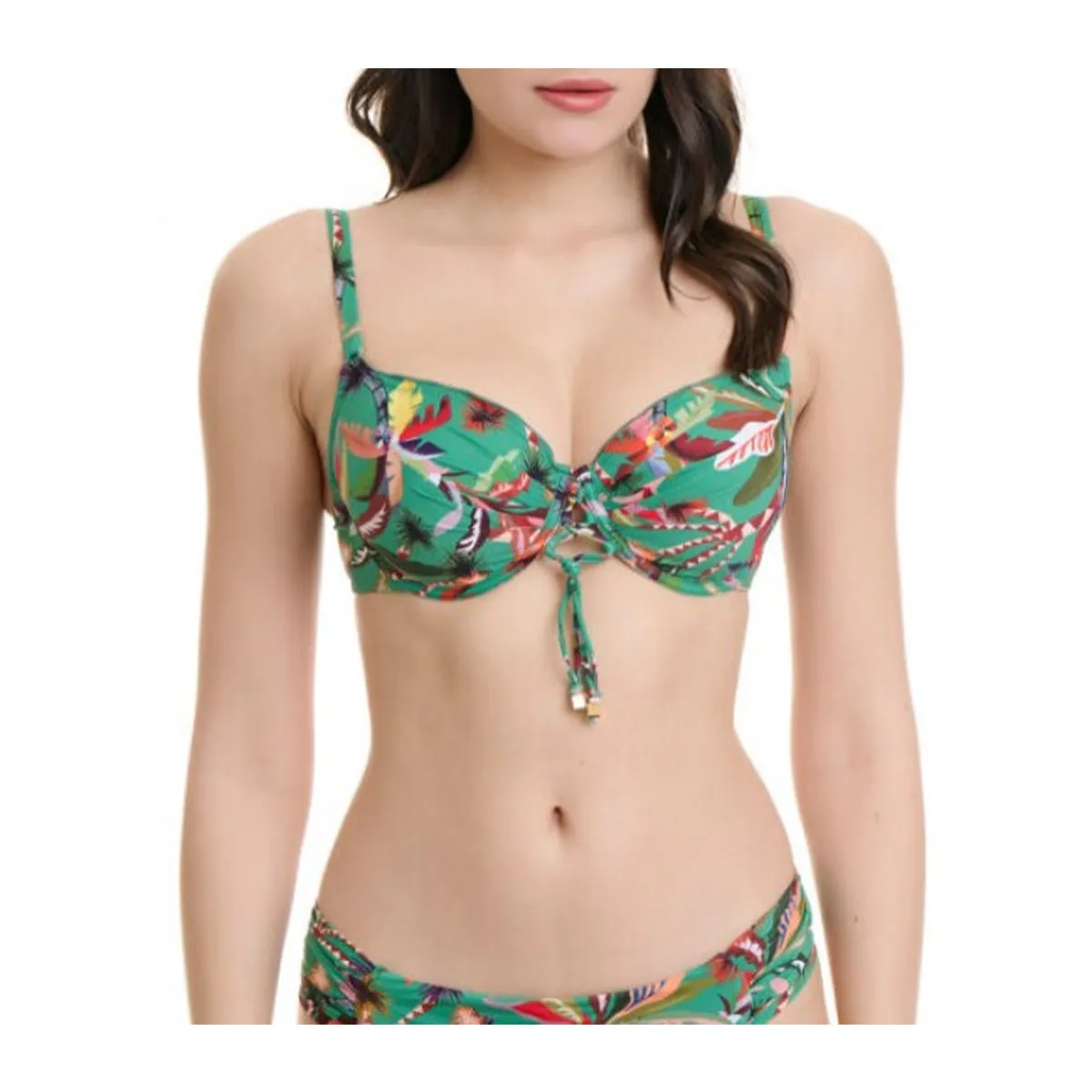 Swimsuit top tropical
