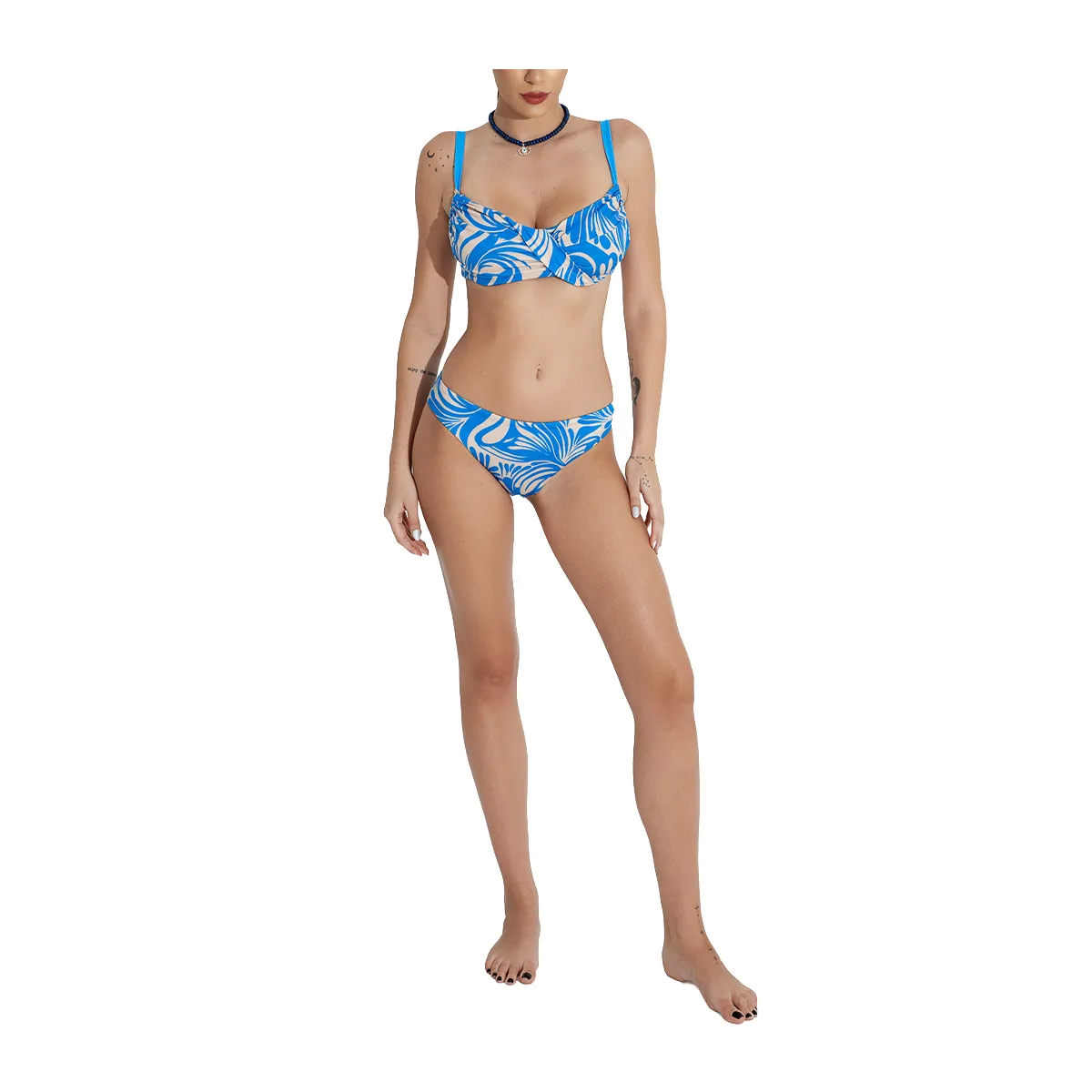 True blue hipster swimwear bikini slip