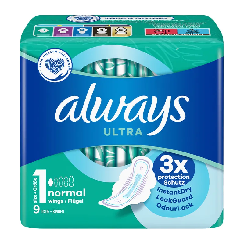 Ultra Normal Sanitary Towels With Wings