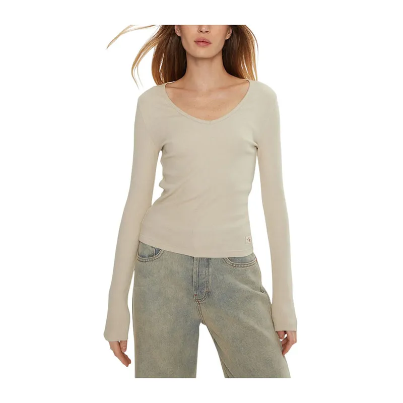 V-neck blouse
