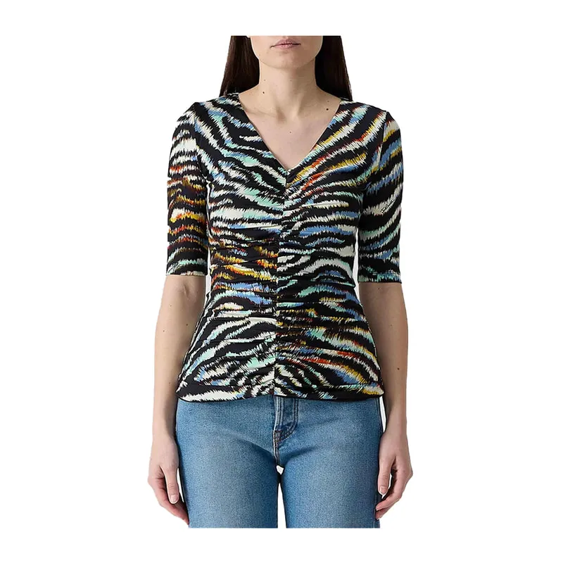 V-neck blouse