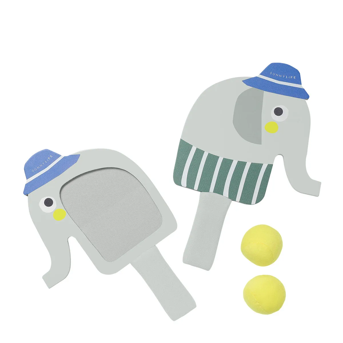 Velcro rackets Eli the Elephant