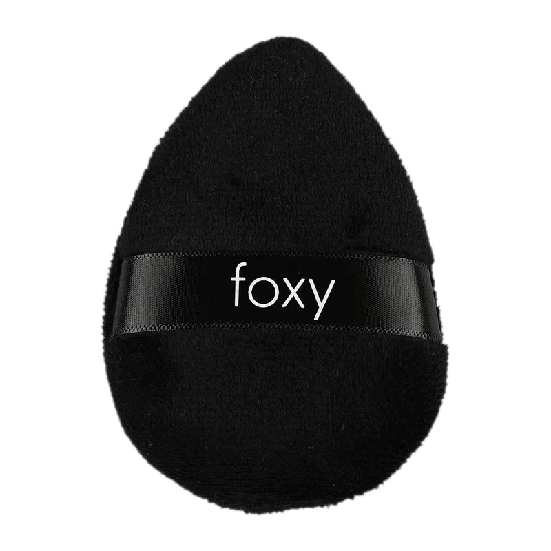 Velvety Soft Powder Puff Oval Black