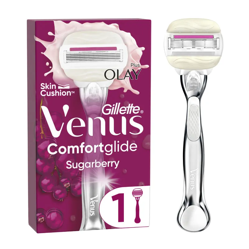 Venus Comfortglide Sugarberry Razor - 2 Blades