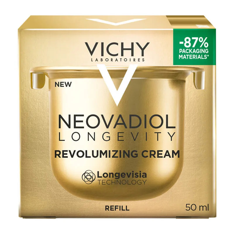 Vichy Neovadiol Longevity Revolumizing Cream Refill For Mature Skin With 13% Longevisia Technology 50Ml