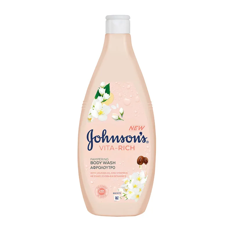 Αφρόλουτρο Vita-Rich με Έλαιο Jojoba & Βιταμίνη Ε