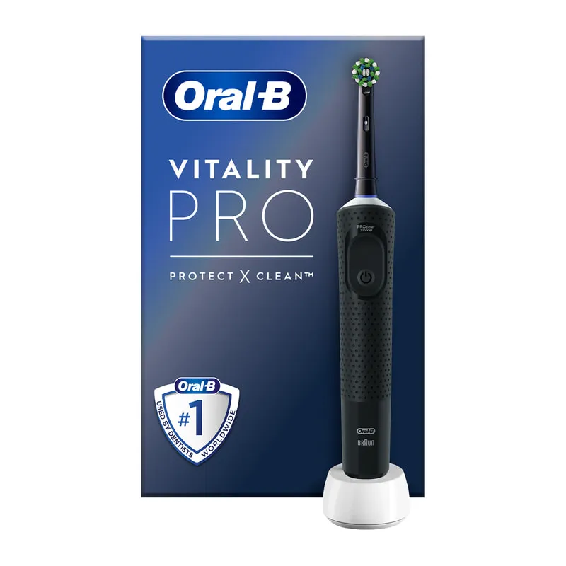 Vitality Pro Black Electric Toothbrush