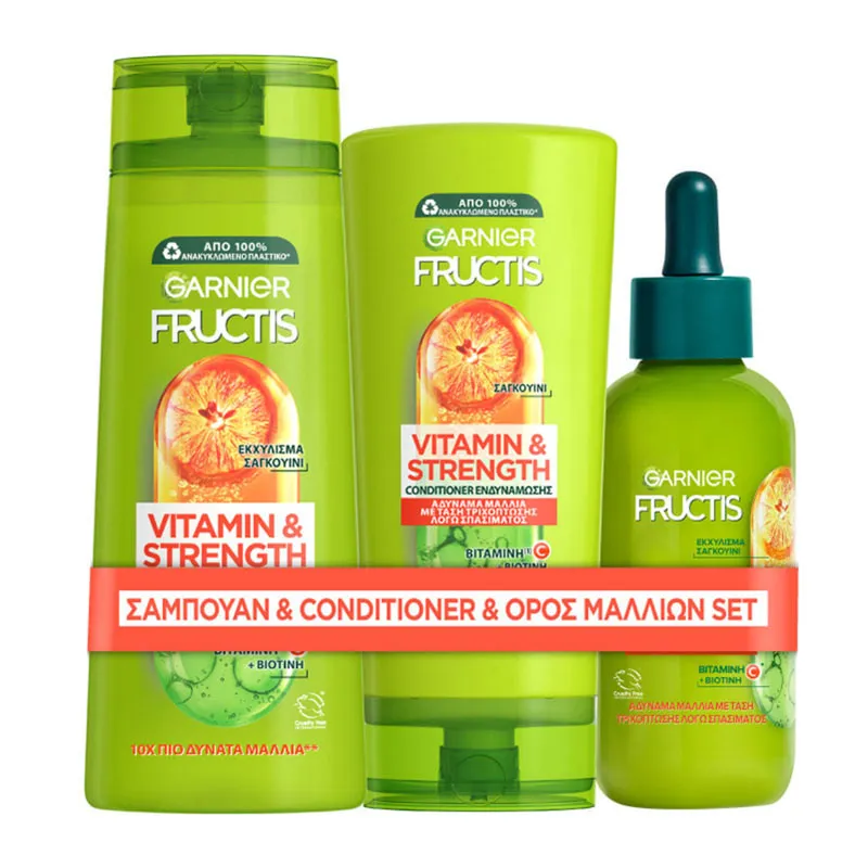Vitamin & Strength Set For 10x Stronger Hair