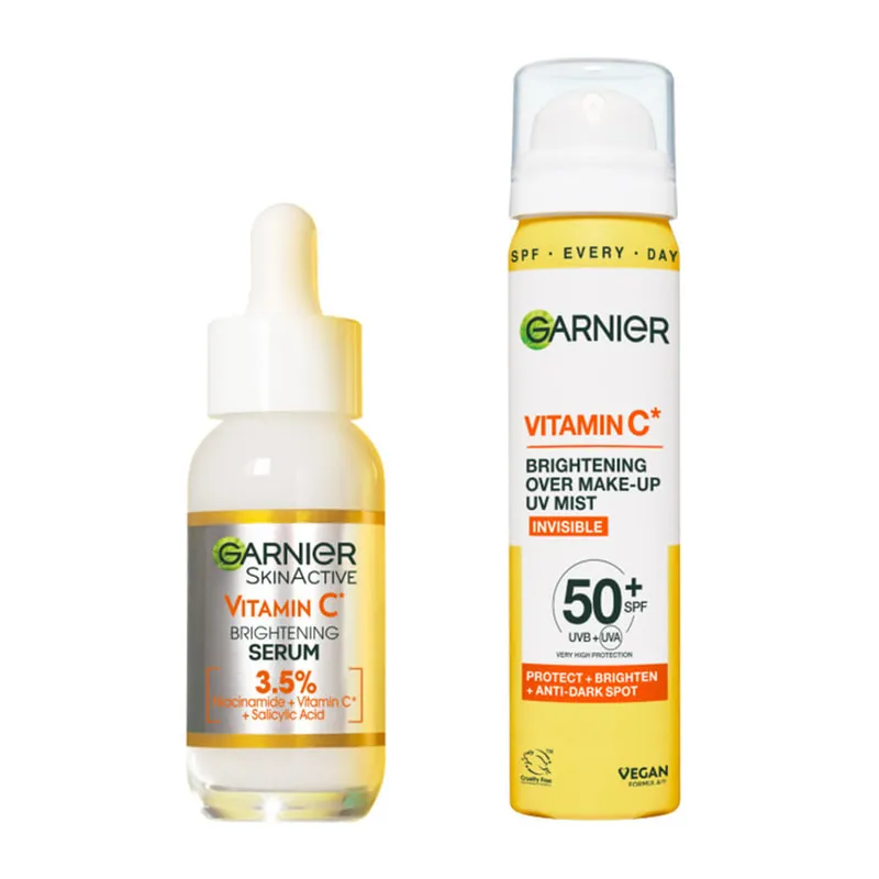 Vitamin C Ρουτίνα Λάμψης 2 Βημάτων Με Αντηλιακή Προστασία SPF50+