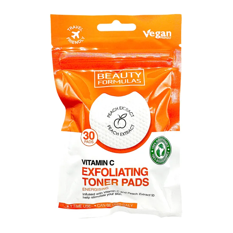 Vitamin C Exfoliating Toner Facial Pads